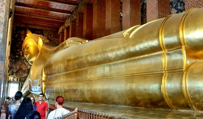 Wat Pho o Buda Reclinado Wat Pho o templo del Buda Reclinado
